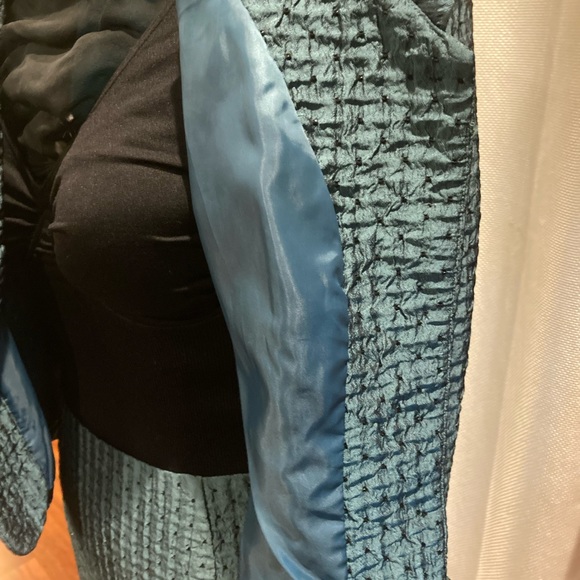 Jones New York Teal Tailored Jacket and Skirt NWOT - Picture 6 of 8